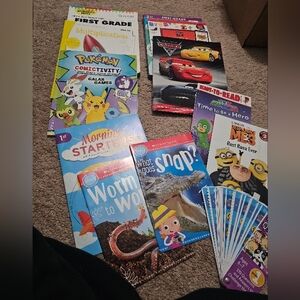 12 First Grade Kids Activity And Learning Homeschool Books